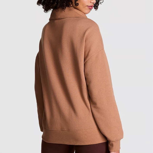 New PINK
IVY FLEECE HALF-ZIP SWEATSHIRT - Picture 2 of 5